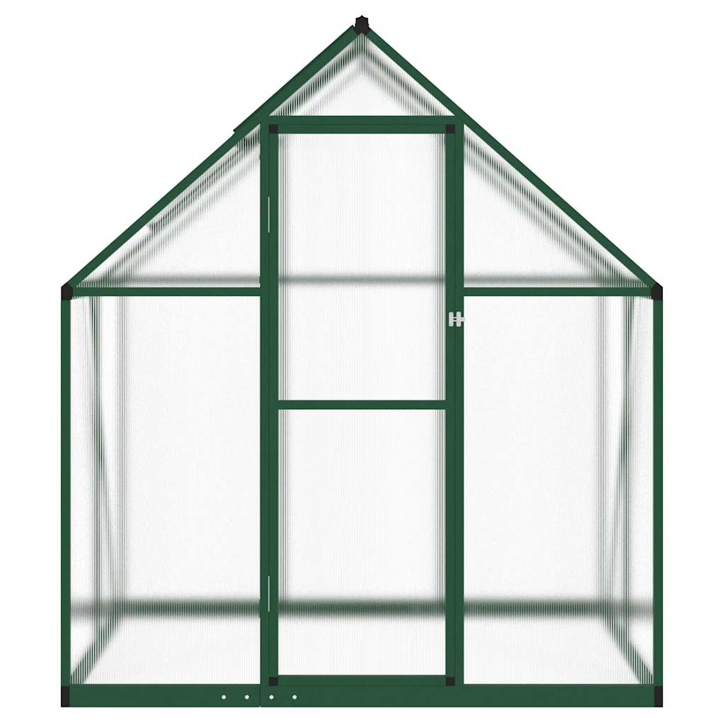 Gewächshaus Mit Fundamentrahmen 169X114X195 Cm Aluminimum