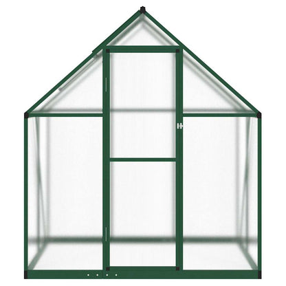 Gewächshaus Mit Fundamentrahmen 169X114X195 Cm Aluminimum
