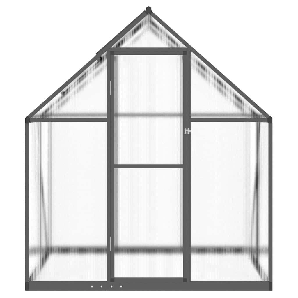 Gewächshaus Mit Fundamentrahmen 169X114X195 Cm Alu