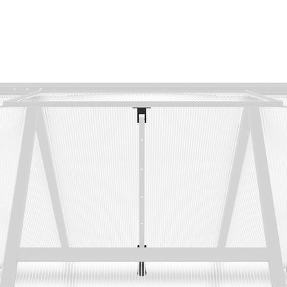 Gewächshaus Mit Fundamentrahmen N 169X169X195 Cm Alu