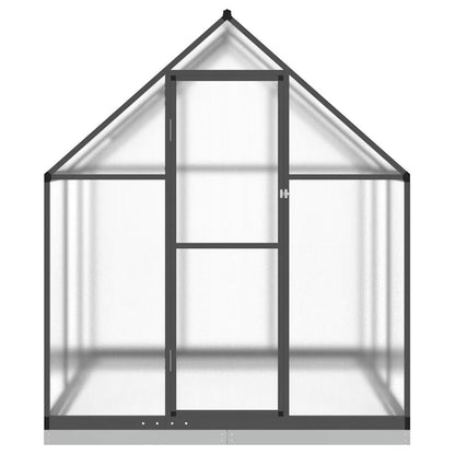 Gewächshaus Mit Fundamentrahmen 169X169X202 Cm Alu