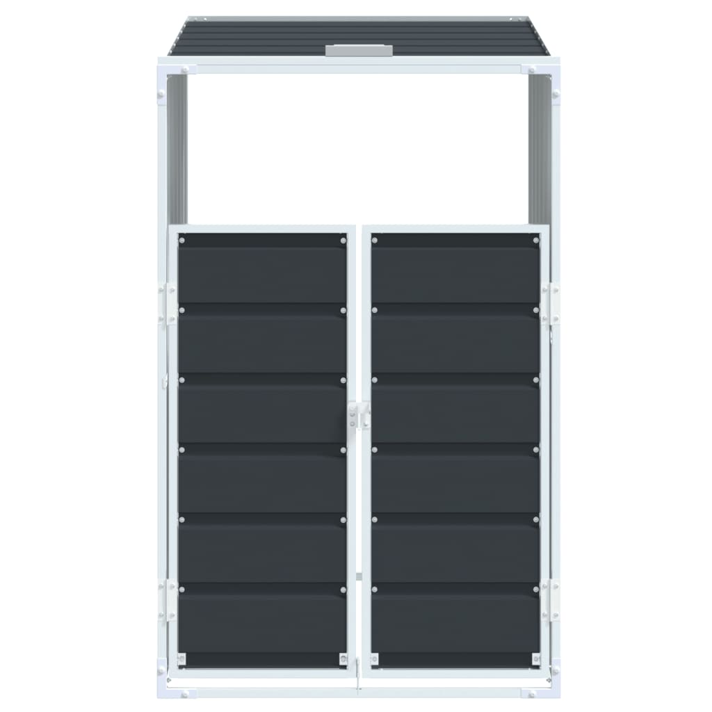 Mülltonnenbox Für 1 Tonne 72X81X115 Cm Stahl