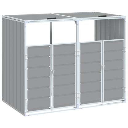 Mülltonnenbox Für 2 Tonnen 144X81X113 Cm Stahl