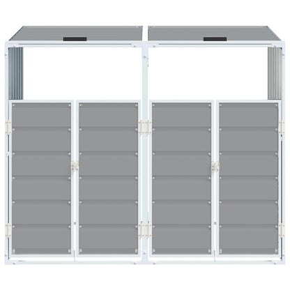 Mülltonnenbox Für 2 Tonnen 144X81X113 Cm Stahl