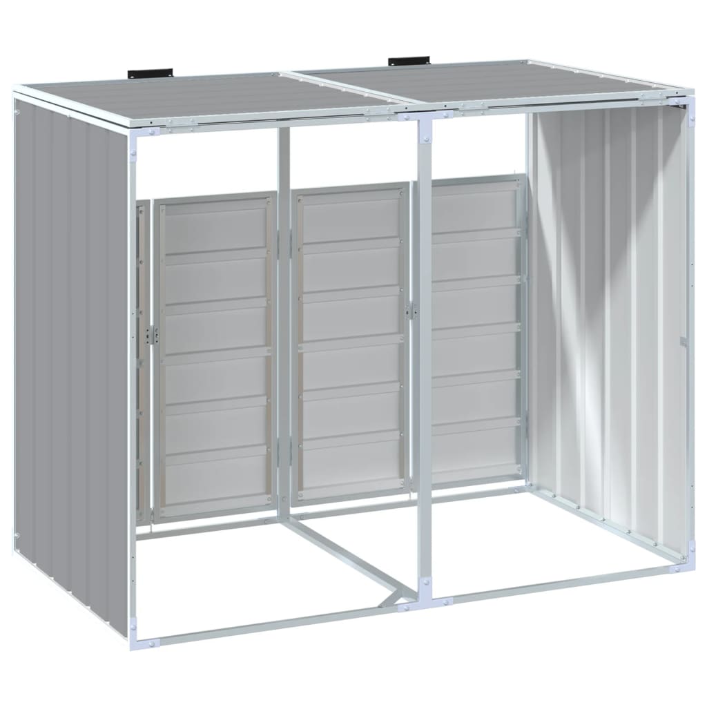 Mülltonnenbox Für 2 Tonnen 144X81X113 Cm Stahl