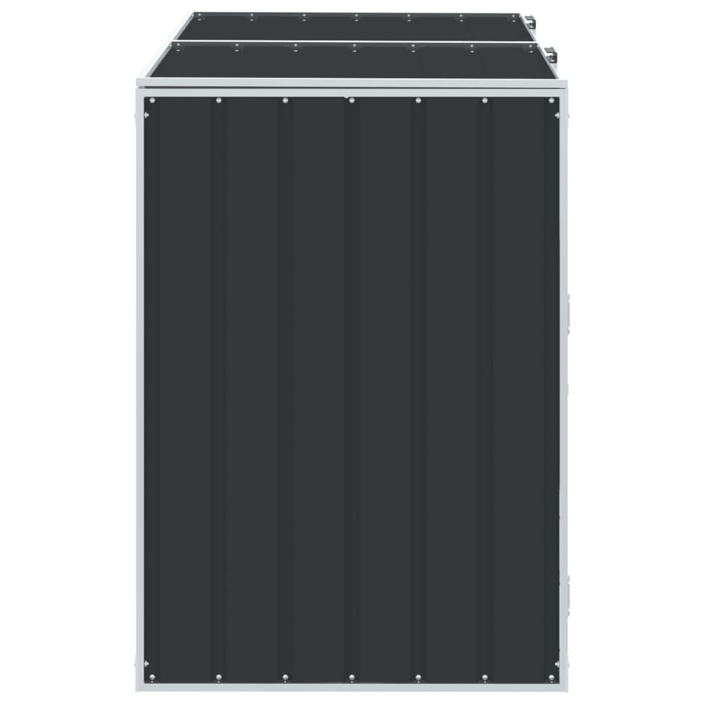 Mülltonnenbox Für 2 Tonnen 144X81X113 Cm Stahl