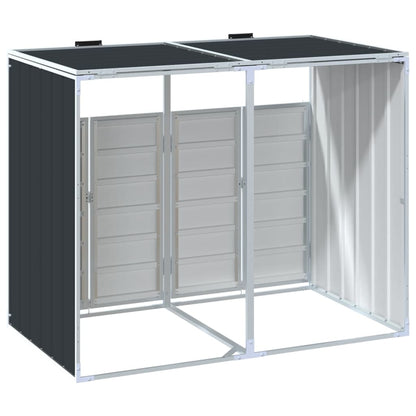 Mülltonnenbox Für 2 Tonnen 144X81X113 Cm Stahl