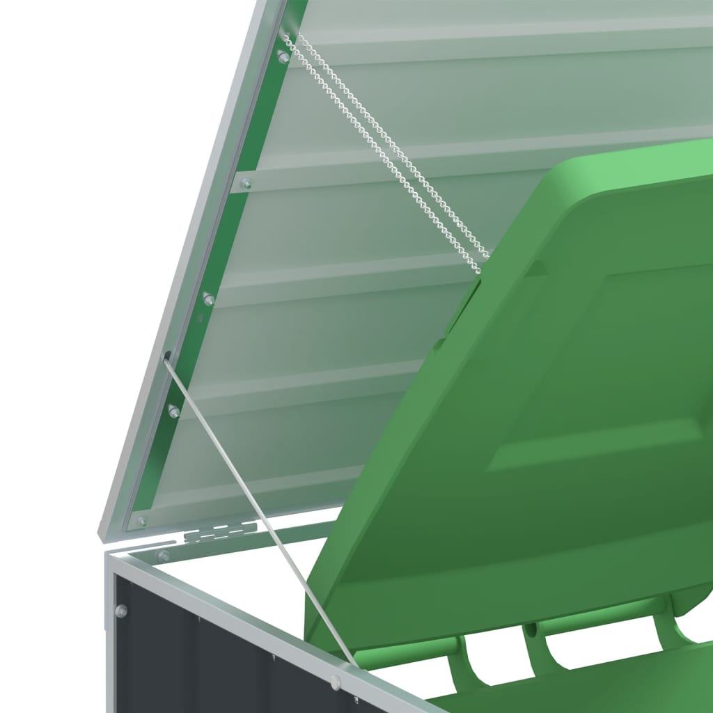 Mülltonnenbox Für 2 Tonnen 144X81X113 Cm Stahl
