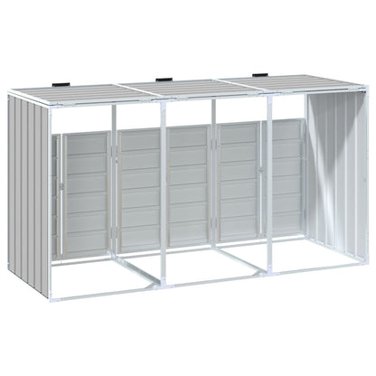 Mülltonnenbox Für 3 Tonnen 216X81X115 Cm Stahl