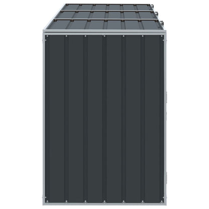 Mülltonnenbox Für 3 Tonnen 216X81X115 Cm Stahl