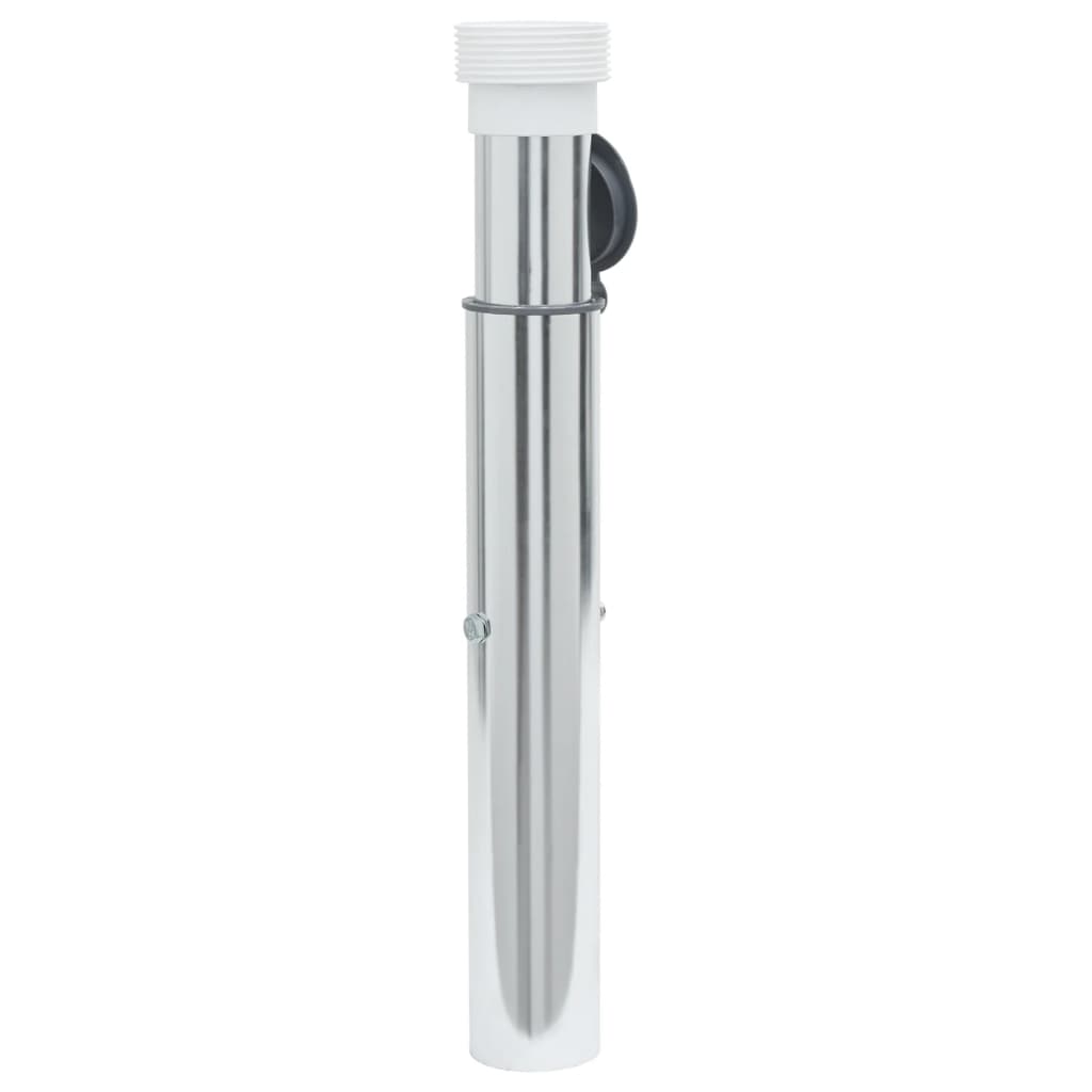 Bodenhülse Für Sonnenschirm Mit 40-50 Mm Mast Silbern Aluminum Creme