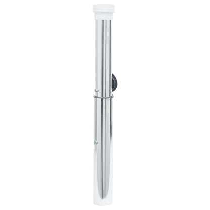 Bodenhülse Für Sonnenschirm Mit 40-50 Mm Mast Silbern Aluminum Creme