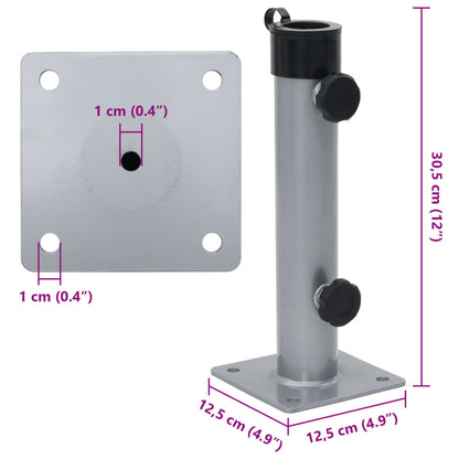 Sonnenschirmständer Für Ø38/48 Mm Mast N Stahl