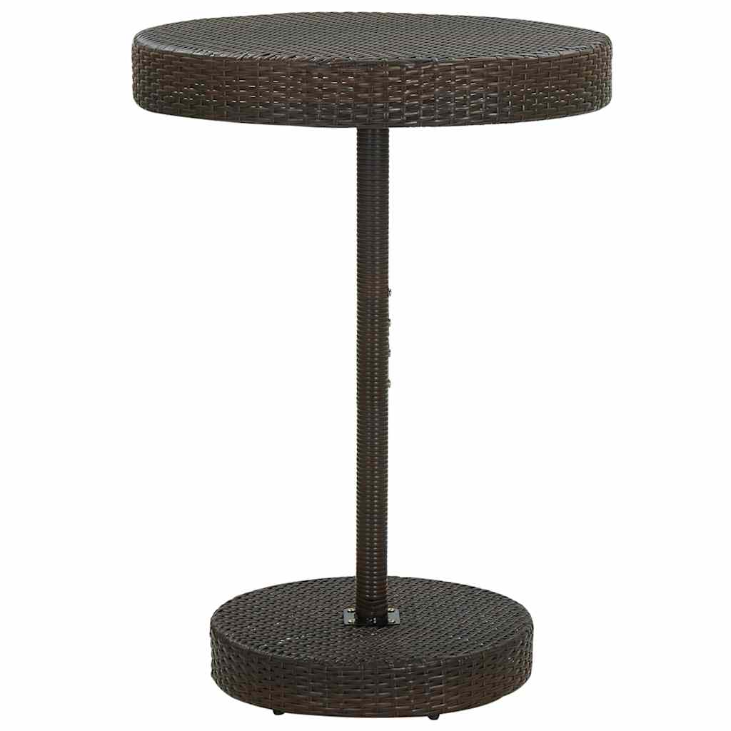 5-Tlg. Gartenbar-Set Mit Kissen Poly Rattan