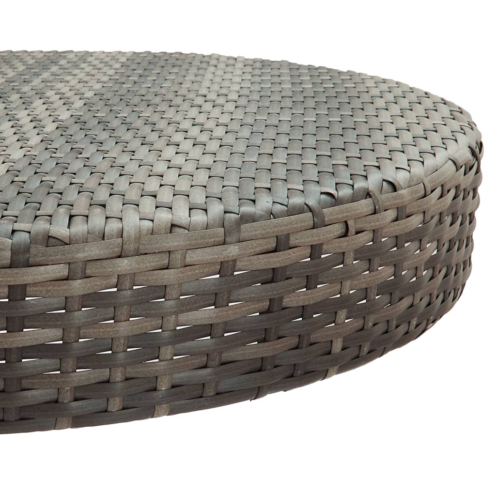 5-Tlg. Gartenbar-Set Mit Kissen Poly Rattan