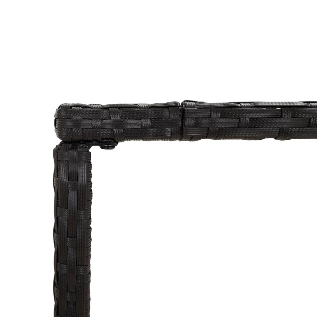 5-Tlg. Gartenbar-Set Mit Kissen Poly Rattan