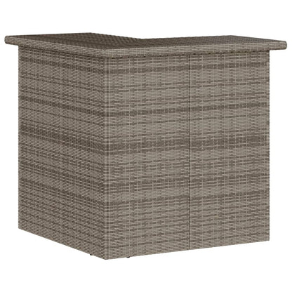 5-Tlg. Gartenbar-Set Mit Kissen Poly Rattan