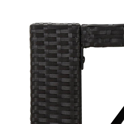 5-Tlg. Gartenbar-Set Mit Kissen Poly Rattan