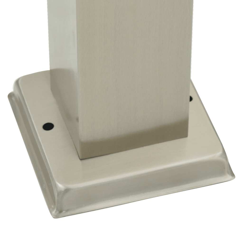 Pollerleuchten Mit Auslass 3 Stk. 50 Cm Edelstahl Ip44