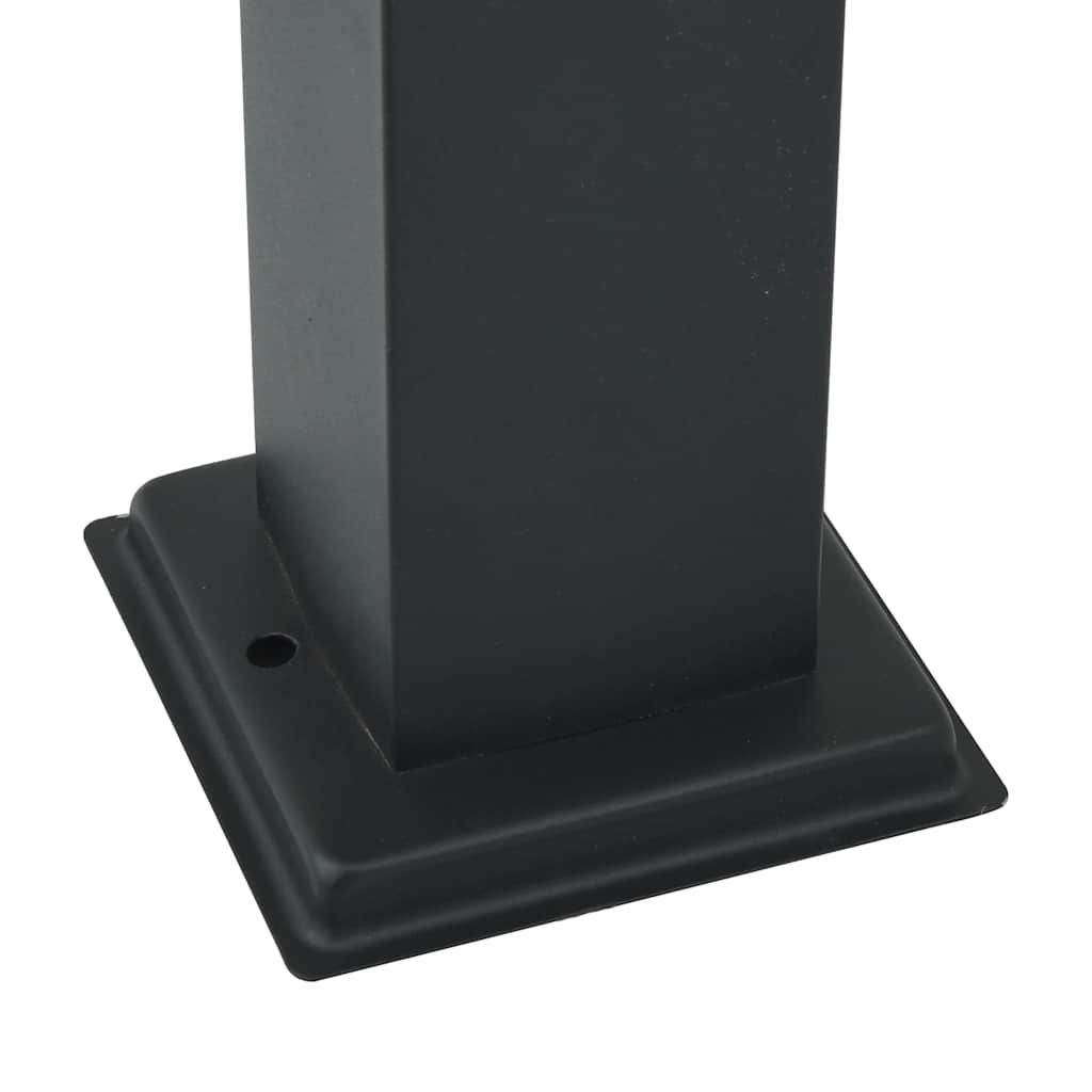 Pollerleuchten 3 Stk. 110 Cm Schwarz Ip44