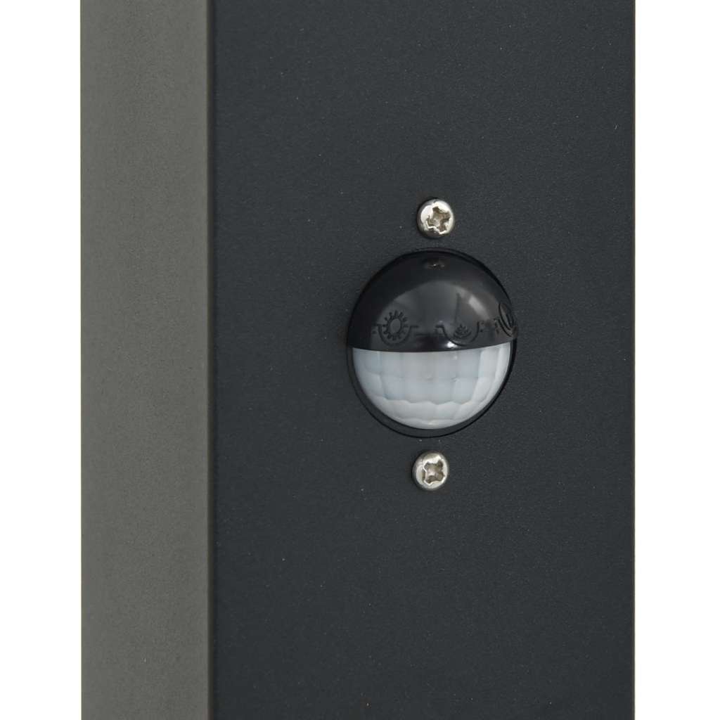 Pollerleuchten Mit Sensor 3 Stk. 80 Cm Schwarz Ip44