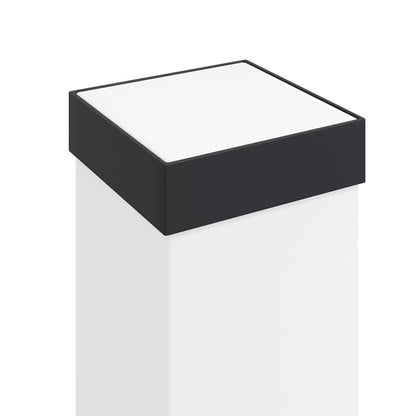 Pollerleuchten Mit Sensor&Steckdose 3 Stk. 110 Cm Schwarz Ip44