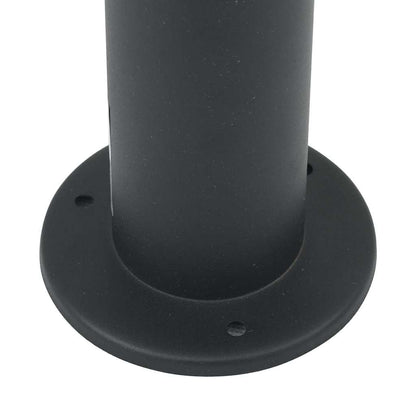 Pollerleuchten Mit Steckdose 3 Stk. 80 Cm Schwarz Ip44