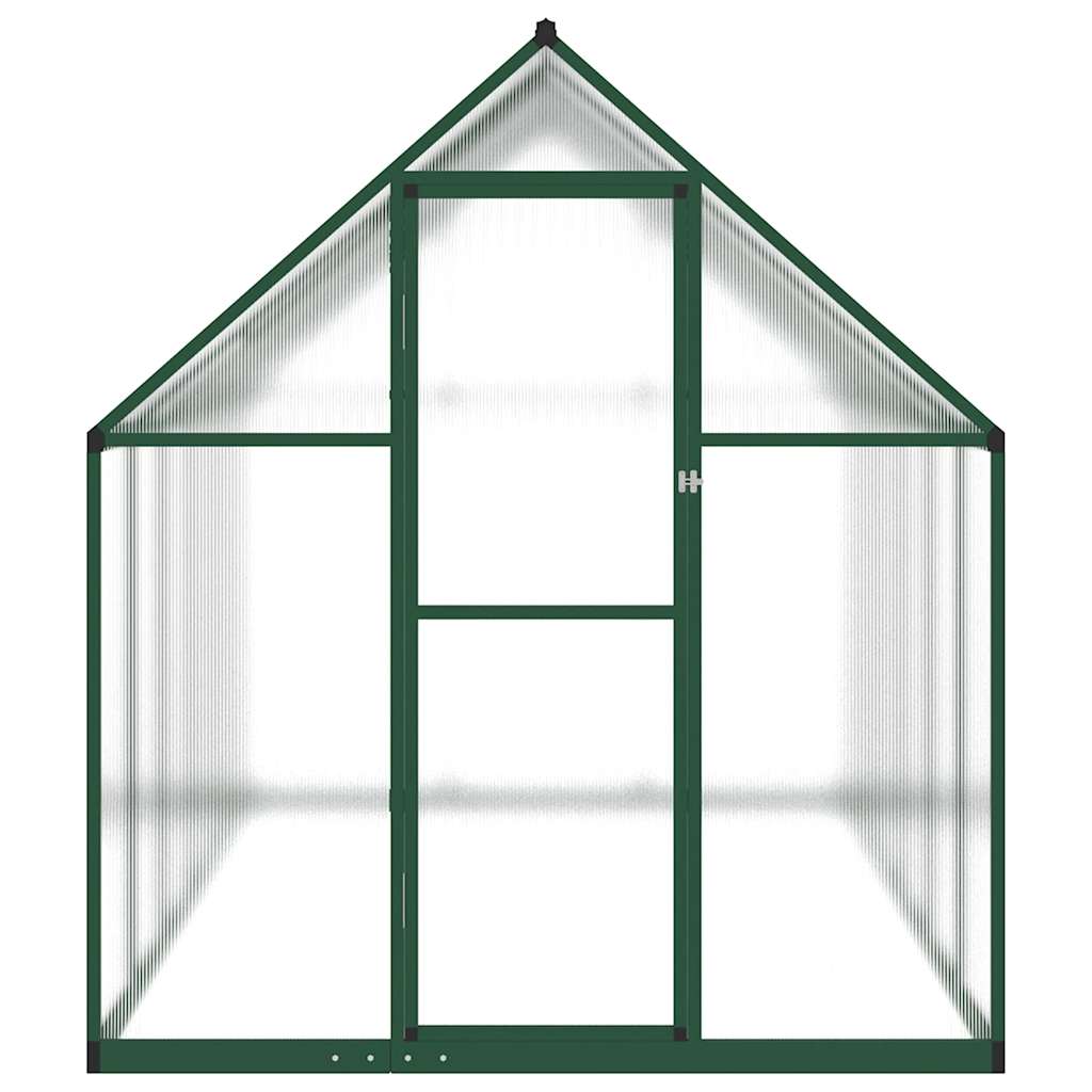Gewächshaus Mit Fundamentrahmen 334X169X195 Cm Aluminimum