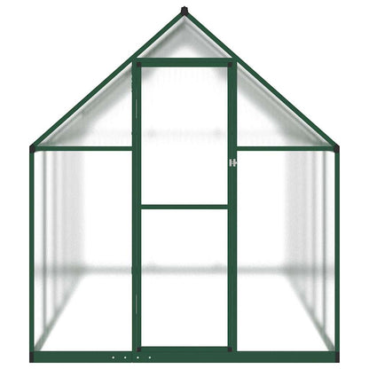 Gewächshaus Mit Fundamentrahmen 334X169X195 Cm Aluminimum