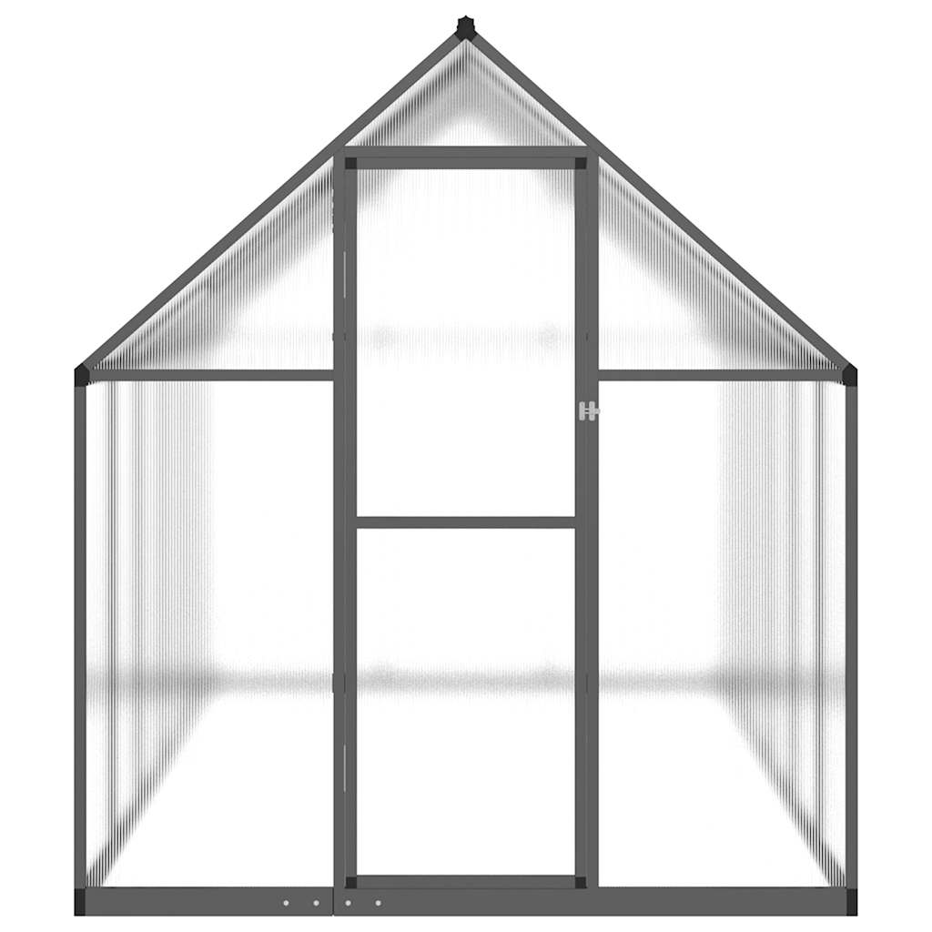 Gewächshaus Mit Fundamentrahmen 334X169X195 Cm Alu