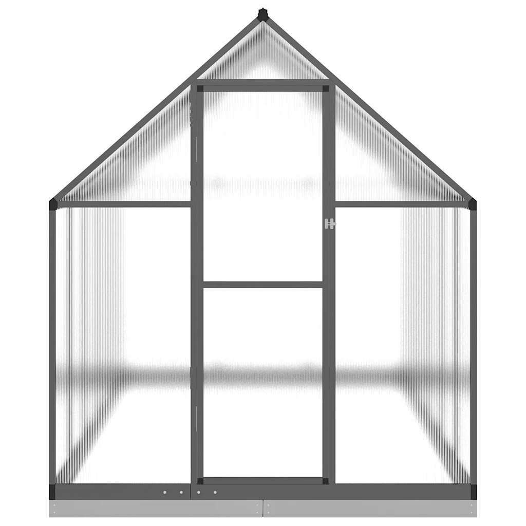 Gewächshaus Mit Fundamentrahmen 334X169X202 Cm Alu
