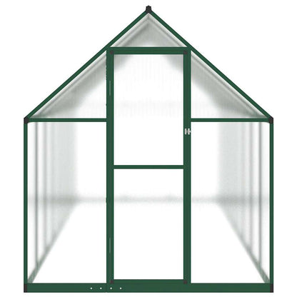 Gewächshaus Mit Fundamentrahmen 445X169X195 Cm Aluminimum