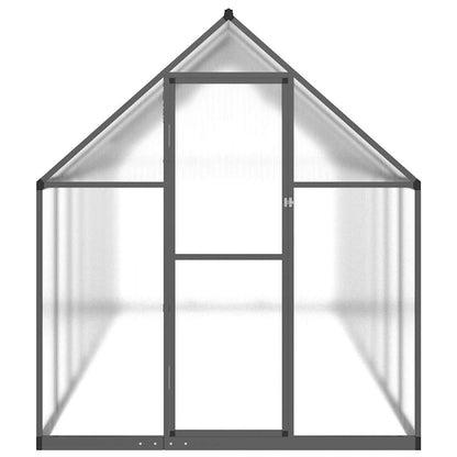 Gewächshaus Mit Fundamentrahmen 445X169X195 Cm Alu
