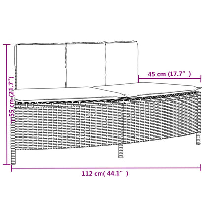 Whirlpool-Umrandung Poly-Rattan Und Massivholz Akazie