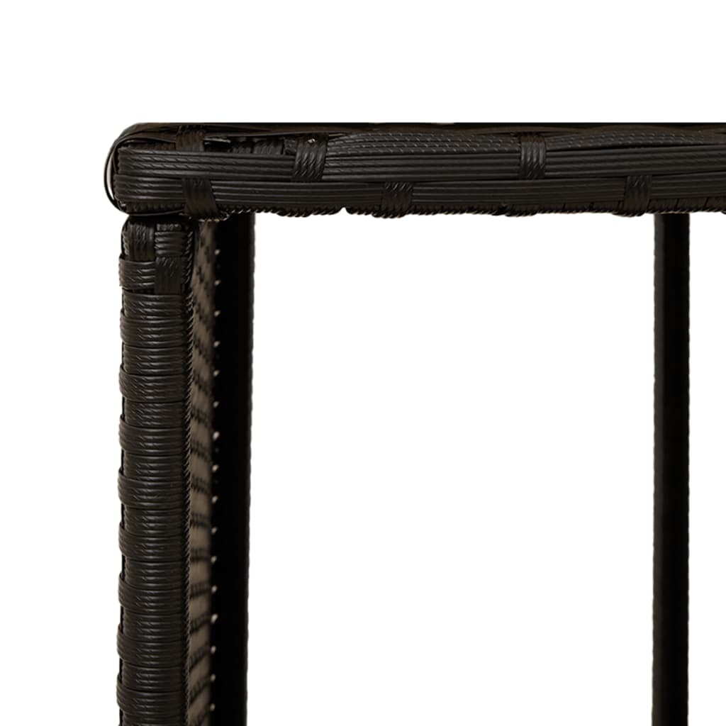 Whirlpool-Umrandung Poly-Rattan Und Massivholz Akazie