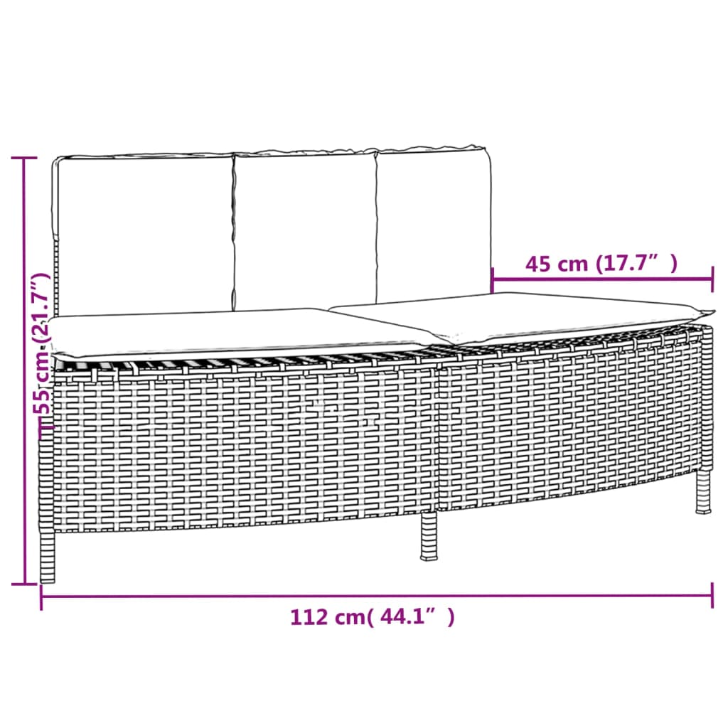 Whirlpool-Umrandung Poly-Rattan Und Massivholz Akazie
