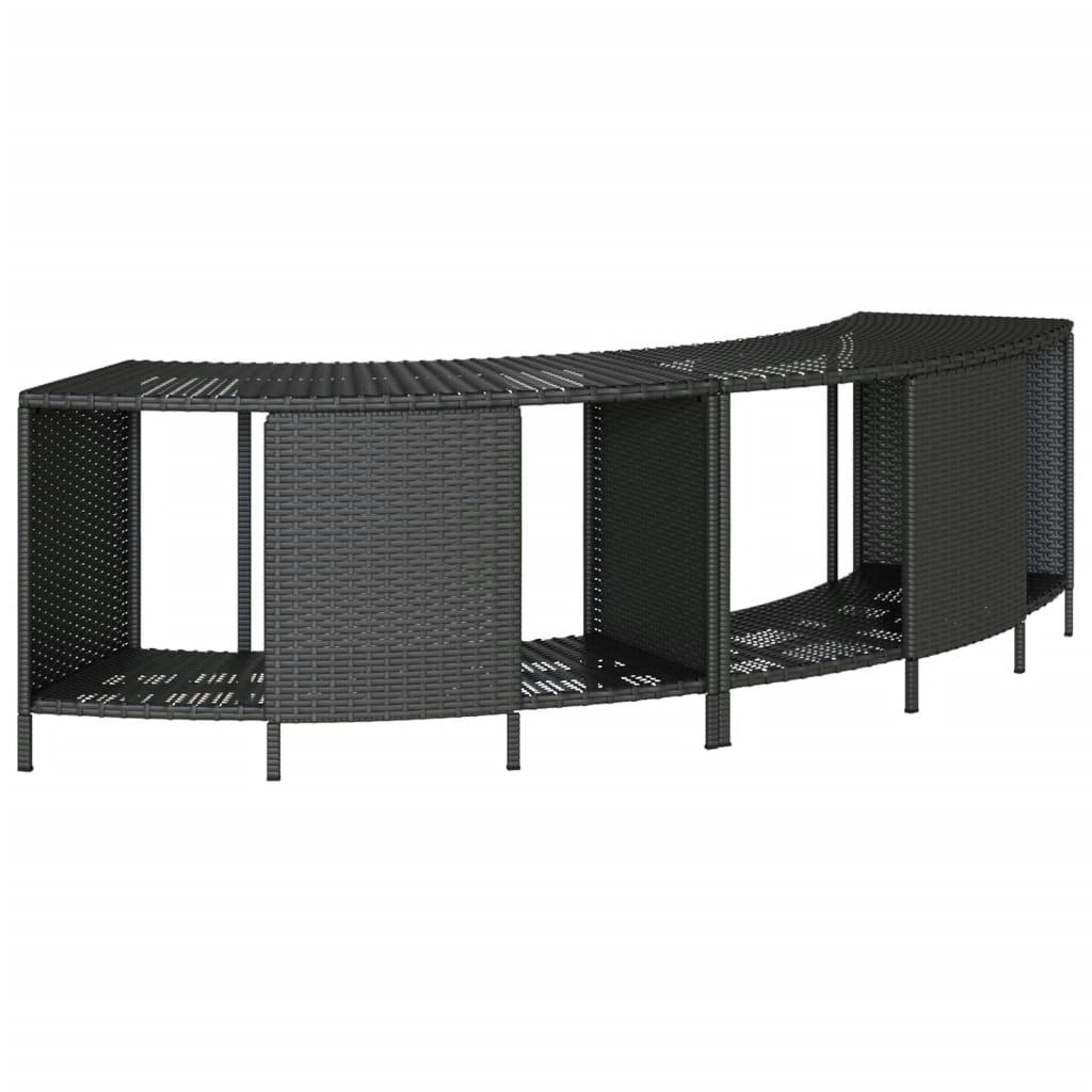 Whirlpool-Umrandung Poly-Rattan Und Massivholz Akazie
