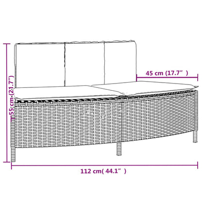 Whirlpool-Umrandung Poly Rattan Und Massivholz Akazie