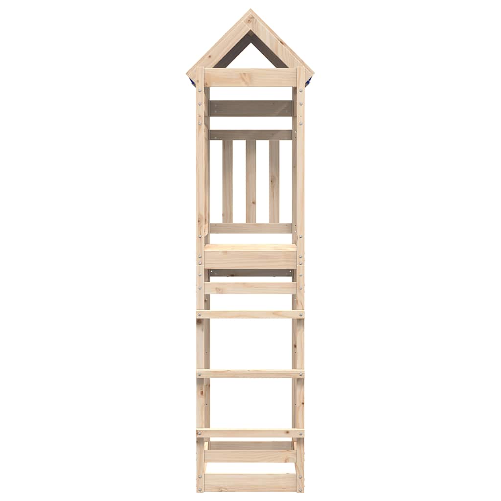 Spielturm 85X52,5X239 Cm Massivholz Kiefer