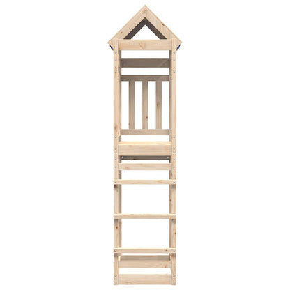 Spielturm 85X52,5X239 Cm Massivholz Kiefer