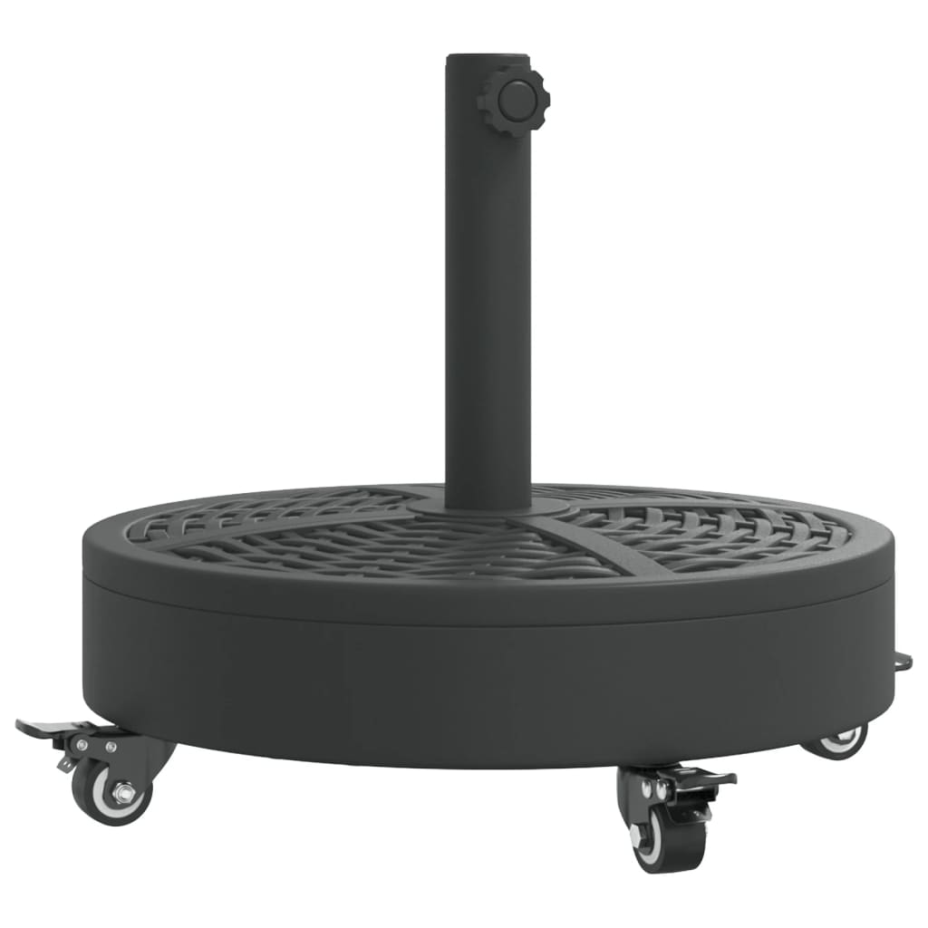 Sonnenschirmständer Mit Rollen Für Ø38/48 Mm Mast 27 Kg Rund