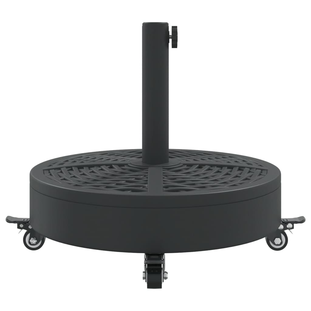 Sonnenschirmständer Mit Rollen Für Ø38/48 Mm Mast 27 Kg Rund