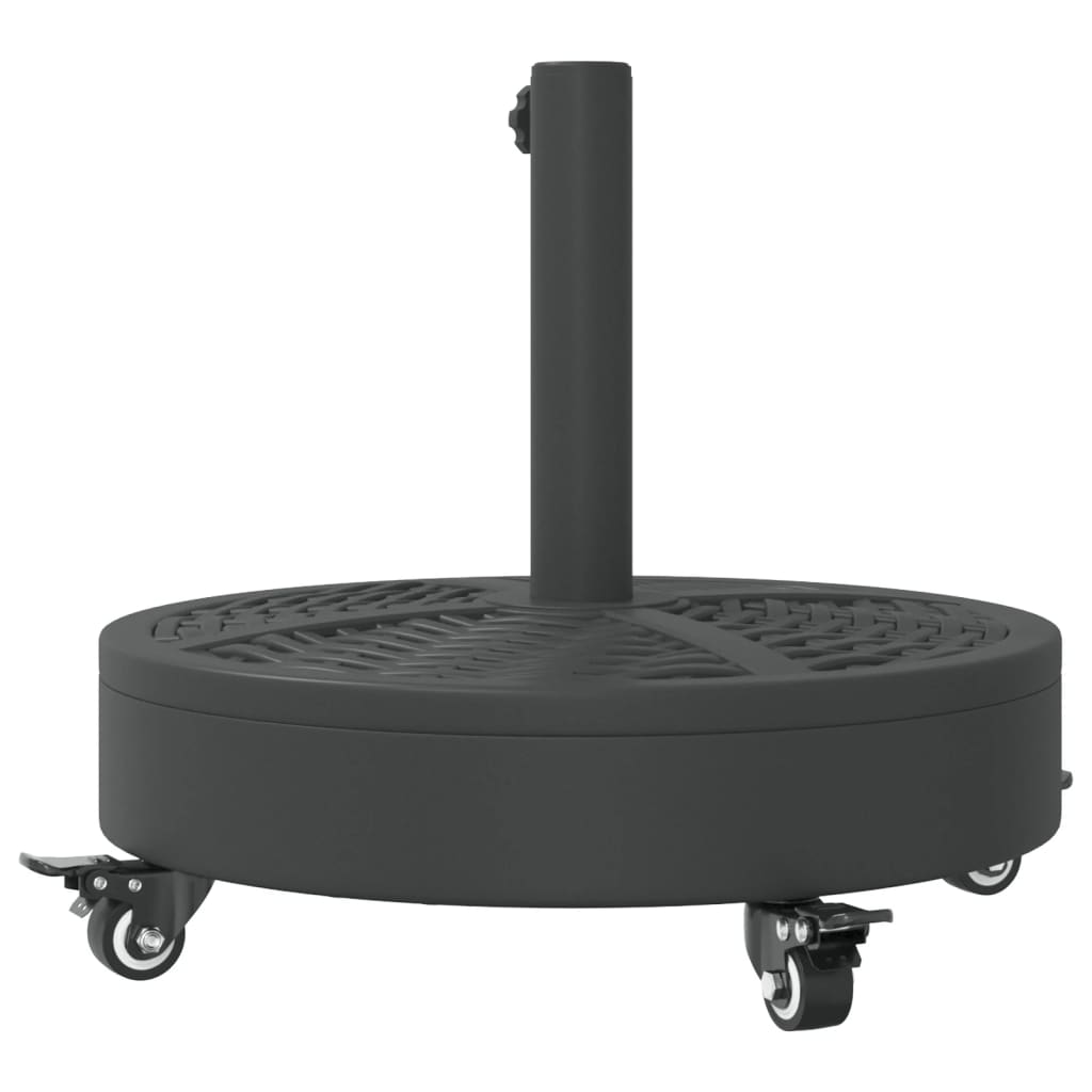 Sonnenschirmständer Mit Rollen Für Ø38/48 Mm Mast 27 Kg Rund