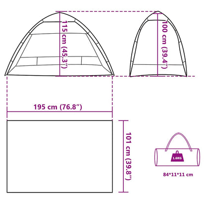 Strandzelt 2 Personen Quick Release Wasserdicht