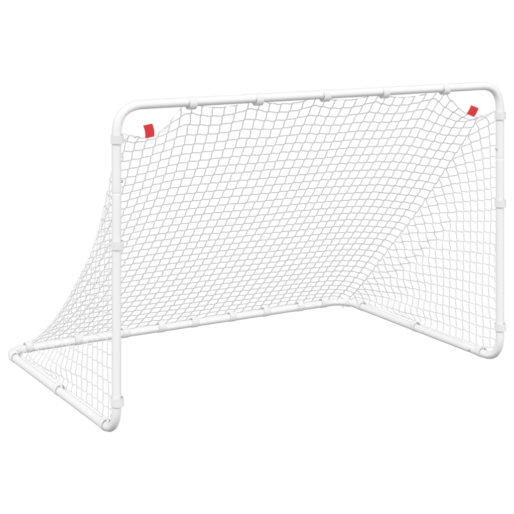 Fußballtor Weiß 122 X 81 X 81 Cm Stahl Rosa