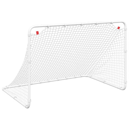 Fußballtor Weiß 122 X 81 X 81 Cm Stahl Rosa