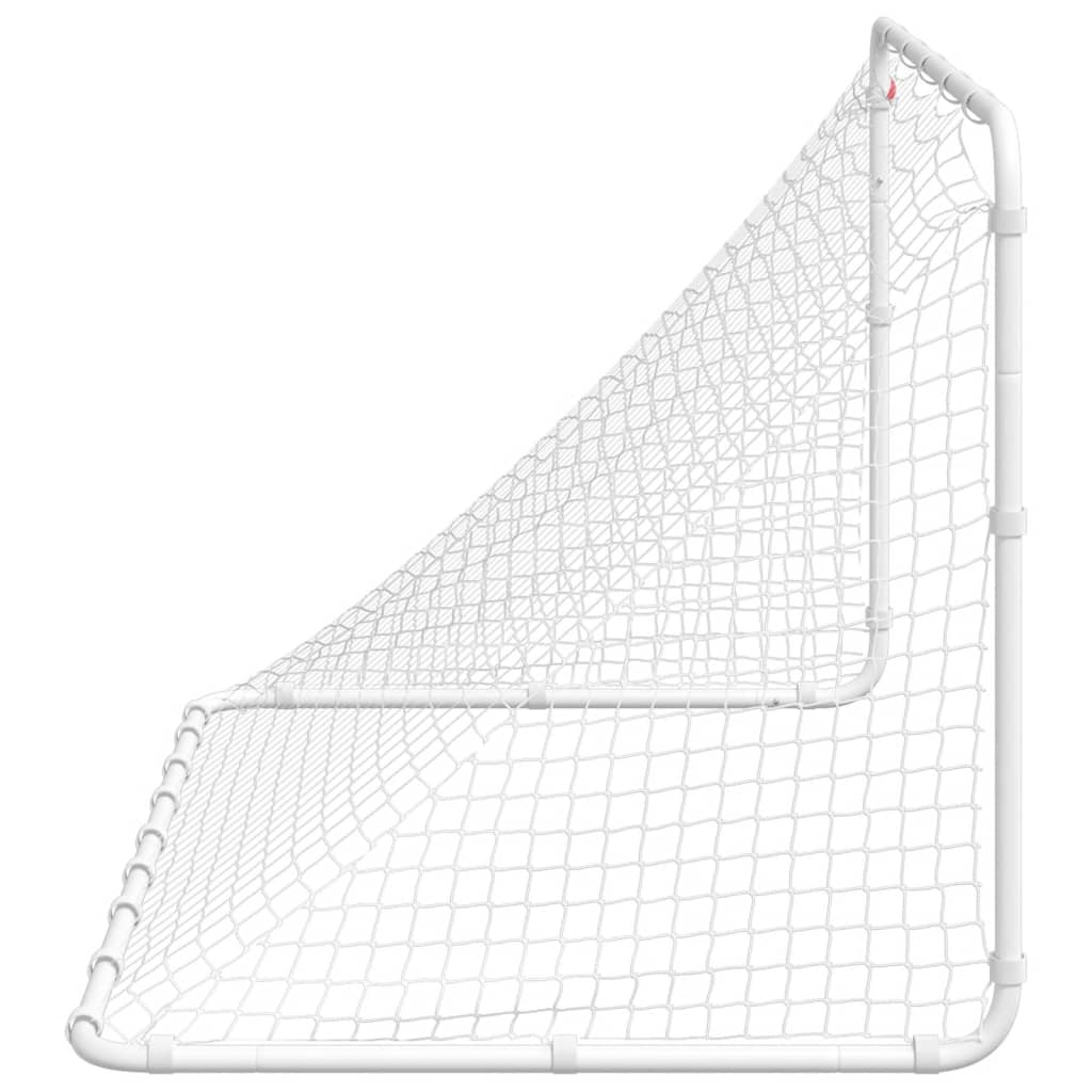 Fußballtor Weiß 122 X 81 X 81 Cm Stahl Rosa