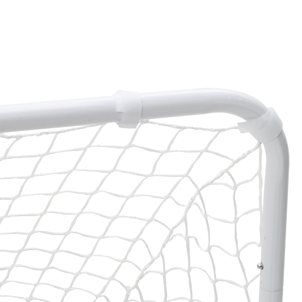 Fußballtor Weiß 122 X 81 X 81 Cm Stahl Rosa