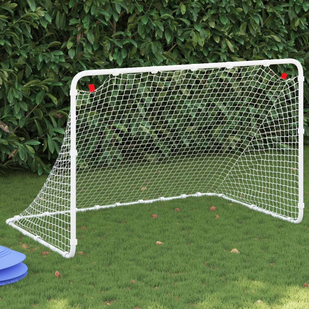 Fußballtor Weiß 122 X 81 X 81 Cm Stahl Rosa