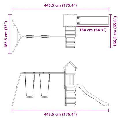 Spielturm Imprägniertes Kiefernholz